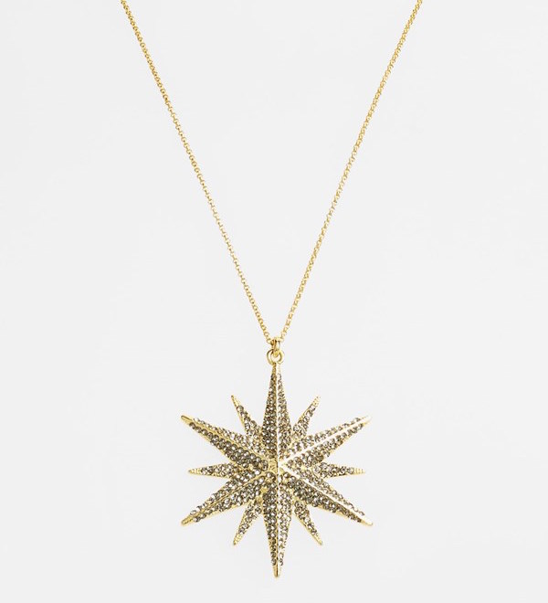 Louise Et Cie 'Micro Pavã©' Star Pendant Necklace
